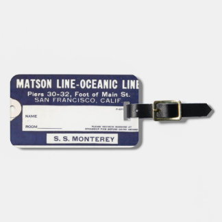 Vintage Cruise Line Luggage Tag