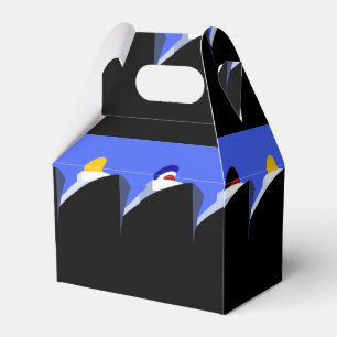 Vintage Cruise Ships Art Deco Poster Favour Box