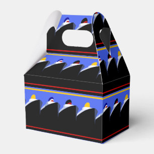 Vintage Cruise Ships Art Deco Poster Favour Box