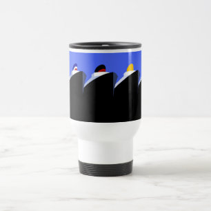 Vintage Cruise Ships Art Deco Poster Travel Mug