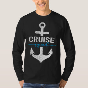 Vintage Cruise Squad for Cruise Trip Vacation  Sum T-Shirt