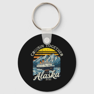 Vintage Cruisin Together Alaska 2025 Friend Family Key Ring