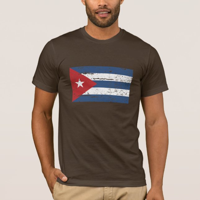 Vintage Cuba Flag T-Shirt (Front)