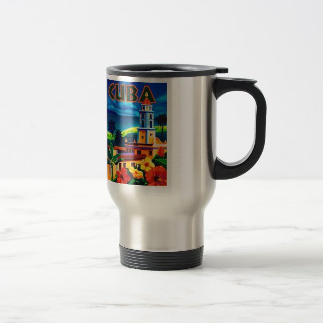 Vintage Cuba Travel Mug (Right)