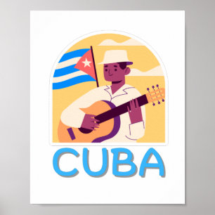 Vintage Cuban Music   Poster