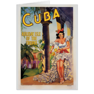 Vintage Cuban Tourist Commission Tropics Travel