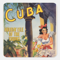 Vintage Cuban Tourist Commission Tropics Travel
