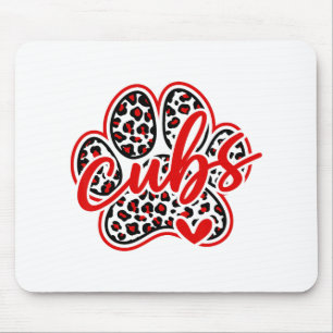Vintage Cubs School Sports Fan Team Spirit Back To Mouse Pad