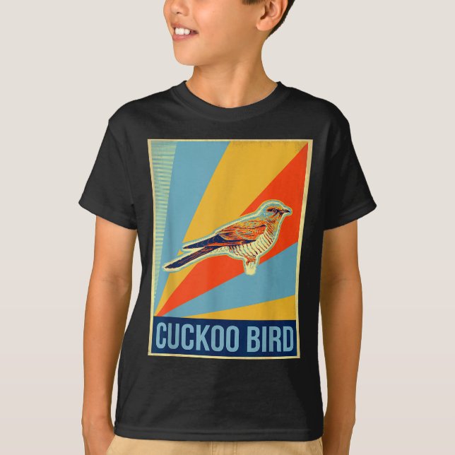 Vintage Cuckoo Bird T Shirt  (Front)