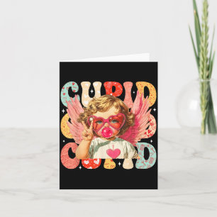 Vintage Cud Blowing Bubble Gum Heart Sungles Valen Card