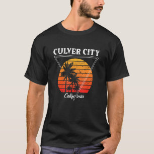 Vintage Culver City California Palm Trees CA Retro T-Shirt