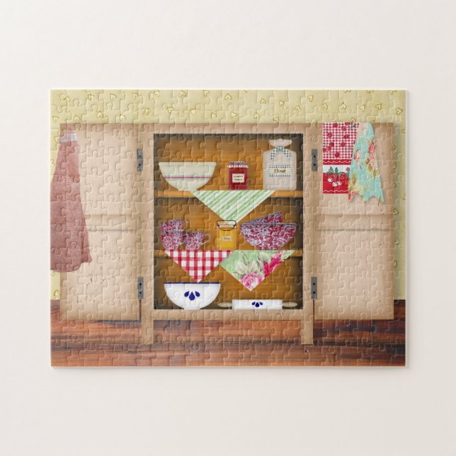 Vintage Cupboard Puzzle (Horizontal)