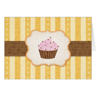Vintage Cupcake Background