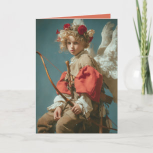 Vintage Cupid Angel  Card