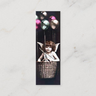 Vintage Cupid Bookmark Mini Business Card