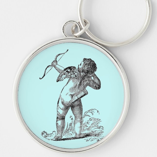 Vintage Cupid Key Ring (Front)