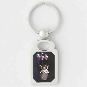 Vintage Cupid Key Ring