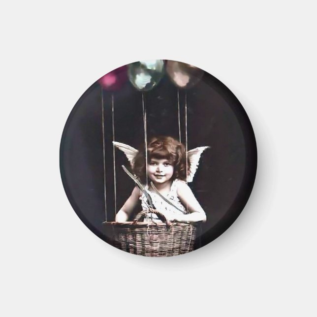 Vintage Cupid Magnet (Front)