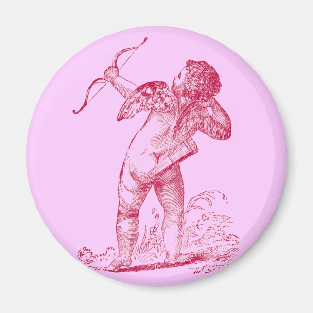 Vintage Cupid Magnet (Front)