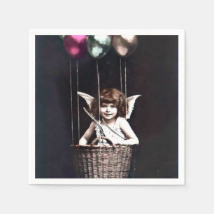 Vintage Cupid Napkin