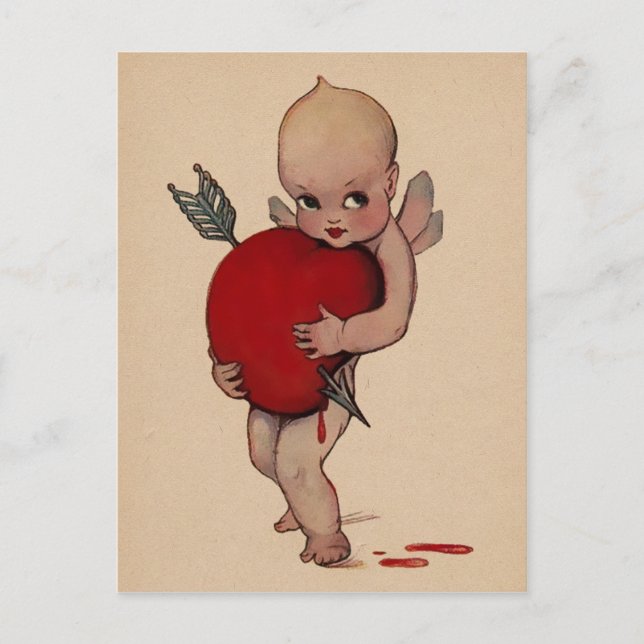 Vintage Cupid Postcard (Front)
