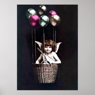 Vintage Cupid Poster