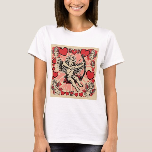 Vintage cupide  love T-Shirt (Front)