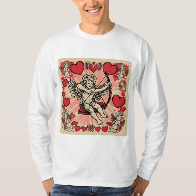 Vintage cupide  love T-Shirt (Front)