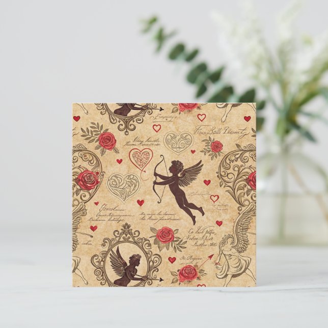 Vintage Cupid's Romantic Pattern (10) (Standing Front)