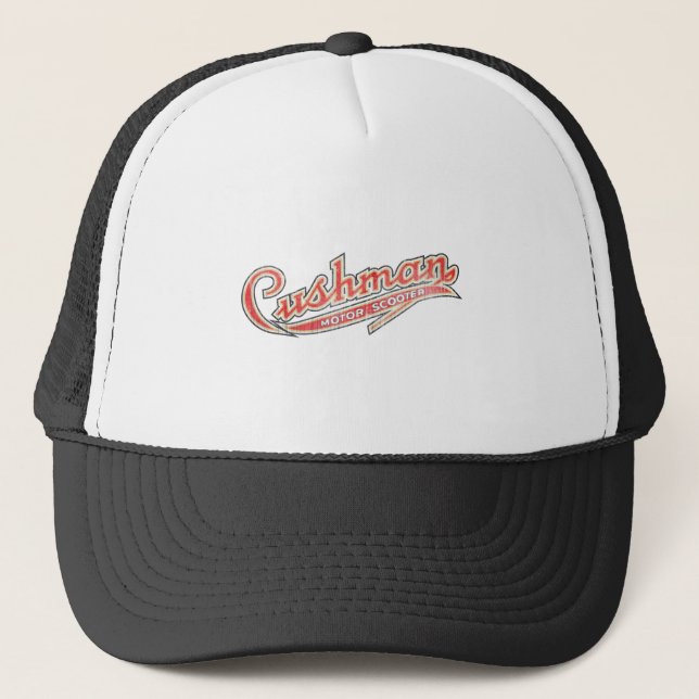 Vintage Cushman Designs Trucker Hat (Front)