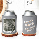 Vintage Custom  30th 40th 50th 60th Birthday Crew Can Cooler<br><div class="desc">Vintage Custom 30th 40th 50th 60th Birthday Crew Can Cooler</div>