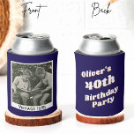 Vintage Custom  30th 40th 50th 60th Birthday Crew Can Cooler<br><div class="desc">Vintage Custom 30th 40th 50th 60th Birthday Crew Can Cooler</div>