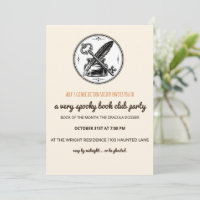 Vintage Custom Book Club Spooky Halloween