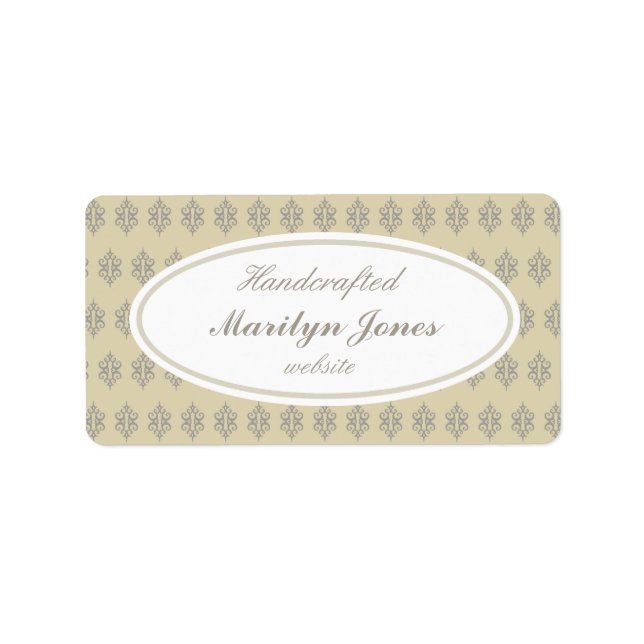 Vintage Custom Business Labels (Front)