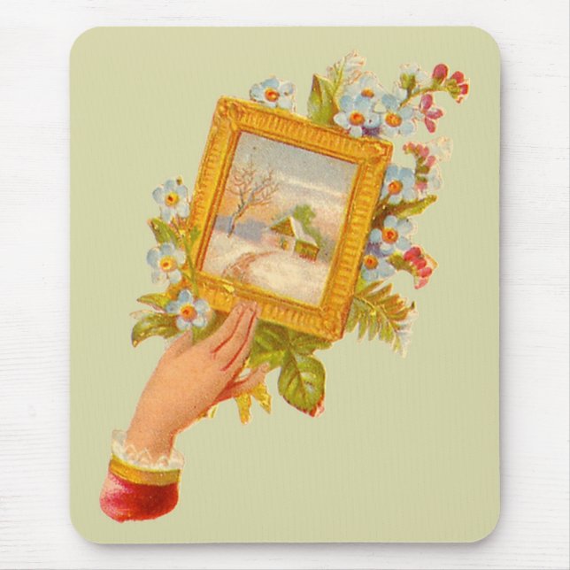 Vintage Customisable Mousepad - Great Gift (Front)
