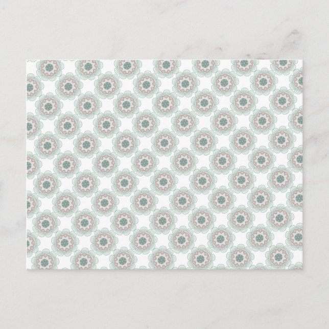 Vintage Customisable Pattern - Weddings Postcard (Front)