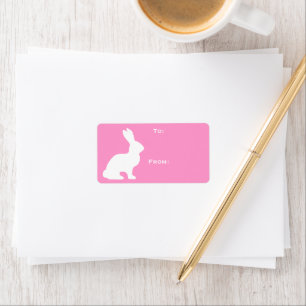 Vintage Cute Animal Easter   Bunny  Label