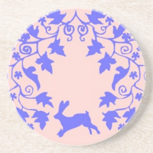 Vintage Cute Animal Easter  Coaster