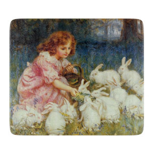Vintage Cute Animal Easter  Cutting Board