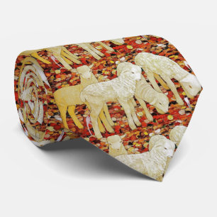 Vintage Cute Animal Easter  Tie