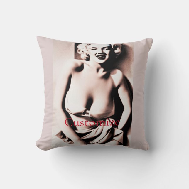 Vintage Cute Blonde Thunder_Cove  Cushion (Front)