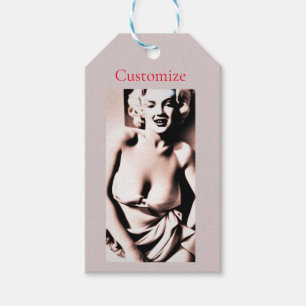 Vintage Cute Blonde Thunder_Cove  Gift Tags