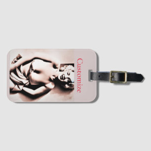 Vintage Cute Blonde Thunder_Cove Luggage Tag