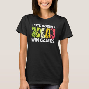Vintage Cute Doesn't Win Games Tennis Player Sport T-Shirt