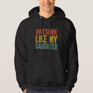 Vintage Cute Father Day Parents Day Awesome Like M Hoodie