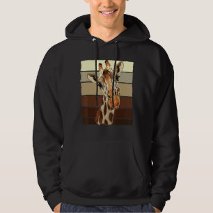 Vintage Cute Giraffe Hoodie