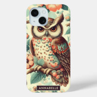 Vintage Cute Owl Pattern