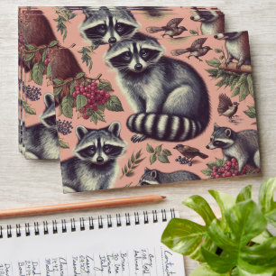 Vintage Cute Racoon Envelope