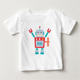 Vintage Cute Robot Toy For Baby Boys T-Shirt