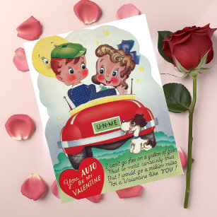 Vintage Cute U-N-ME Valentine's Day Holiday Card